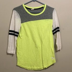 Pink brand 3/4 length top